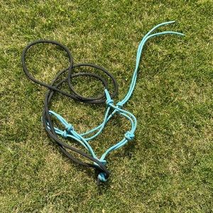 blue rope halter